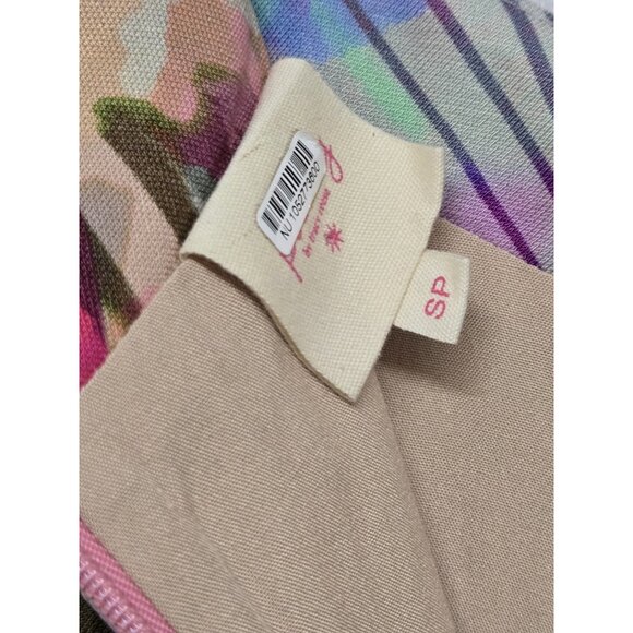 Plenty by Tracy Reese Womens Small  Floral Sheath Dress Off Shoulder Puff Sleeve - Picture 7 of 8